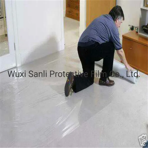 Cinta protectora de película de protección temporal para alfombras