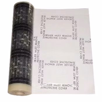 Alfombra grabada en relieve antideslizante del coche de la película del protector de la alfombra con la película protectora